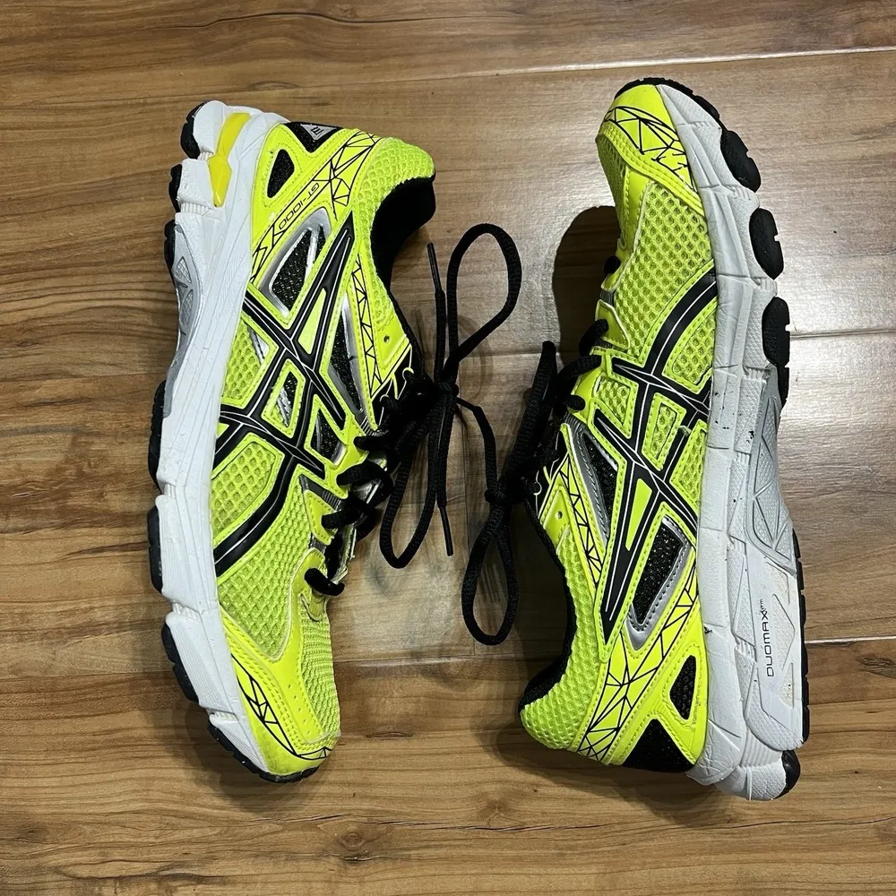Asics GT-1000 GS Flash Yellow/Black/Lightning C463N Youth 6.5 | Womens 8 Running - Image 3