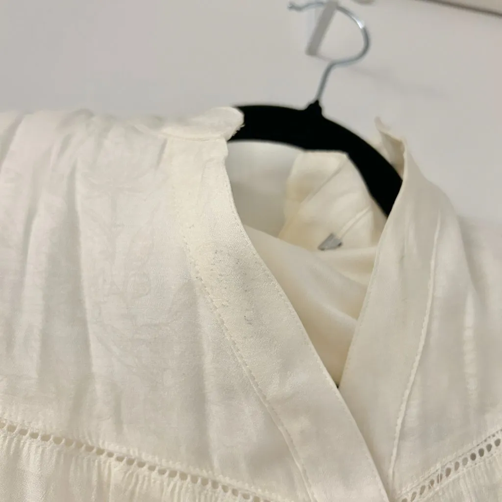 Baltic Born Brenna Button Midi Dress with Pockets in Cream Size L NWOT - Image 12