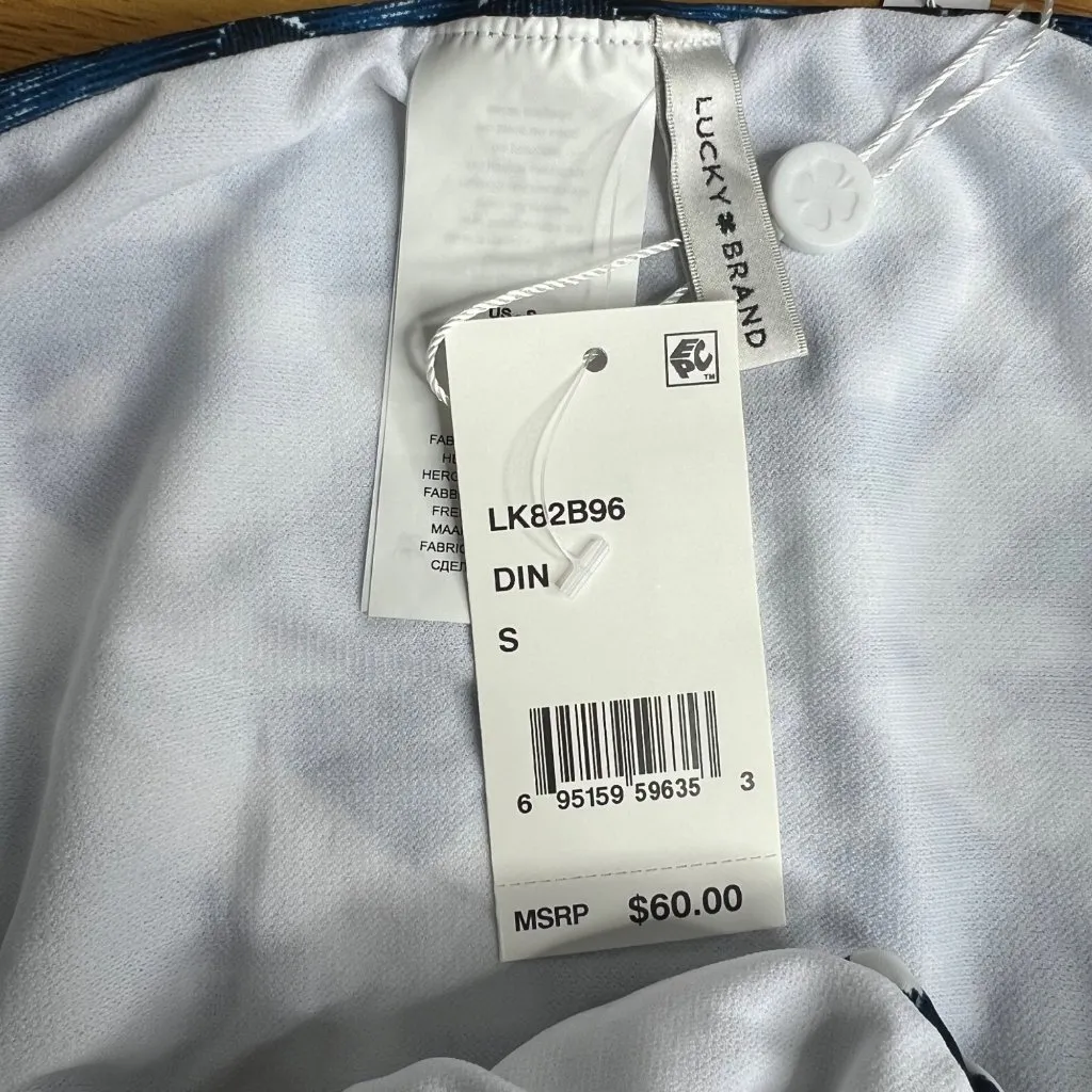 Lucky Brand Going South Bikini‎ Swim Bottoms Size S Embroidered Hipster NWT - Image 9