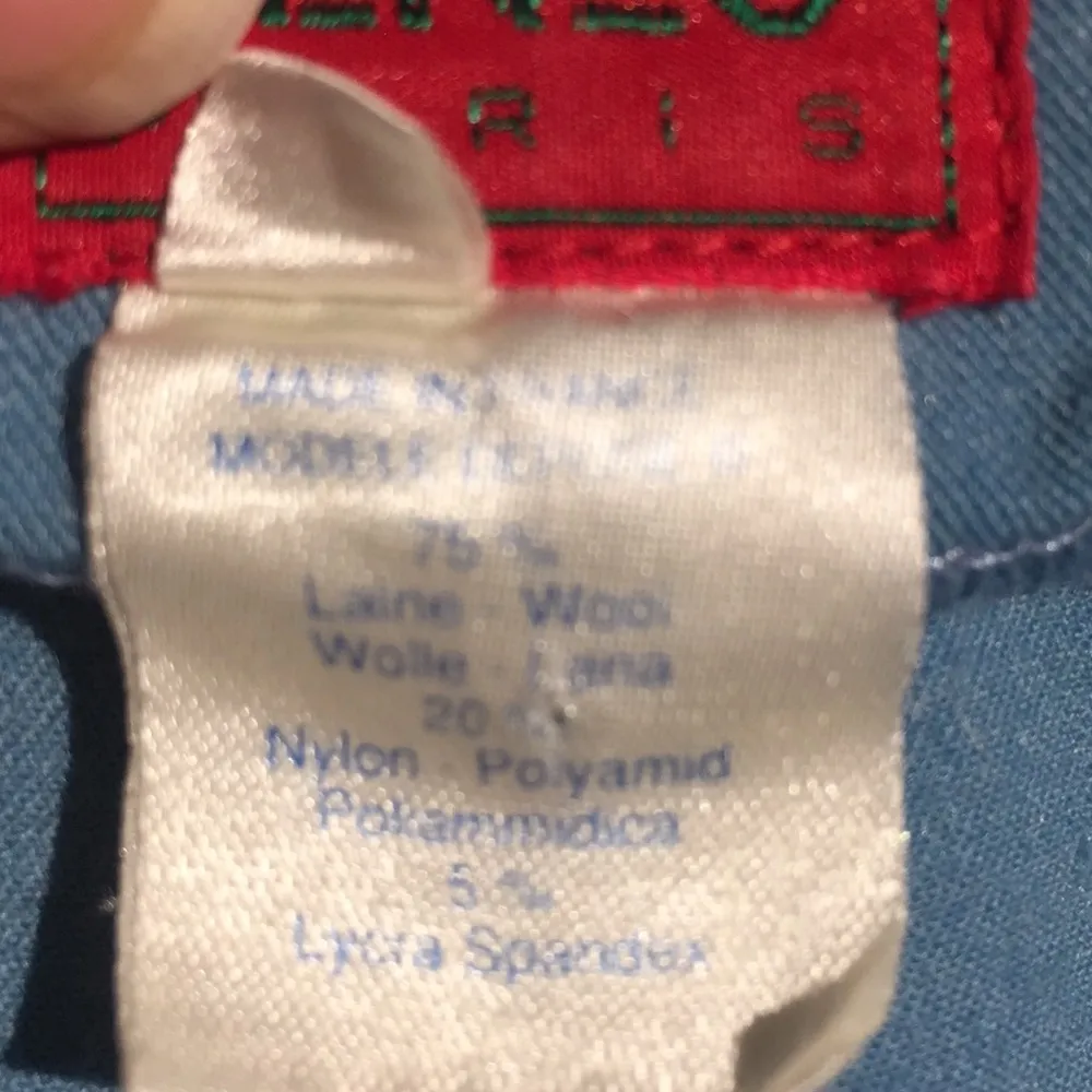 Kenzo Paris vintage pencil skirt. Blue Size 8 - Image 6