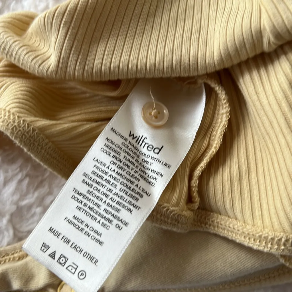 Aritzia Yellow Charlotte Bodysuit Yellow - Image 6