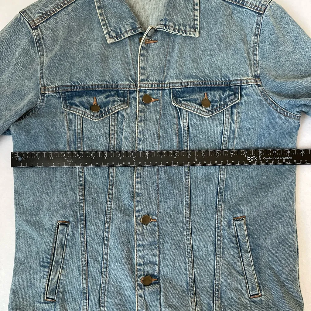 Chemistry  Classic Denim Jacket – Pop Art Statement Graphic Back - Image 4