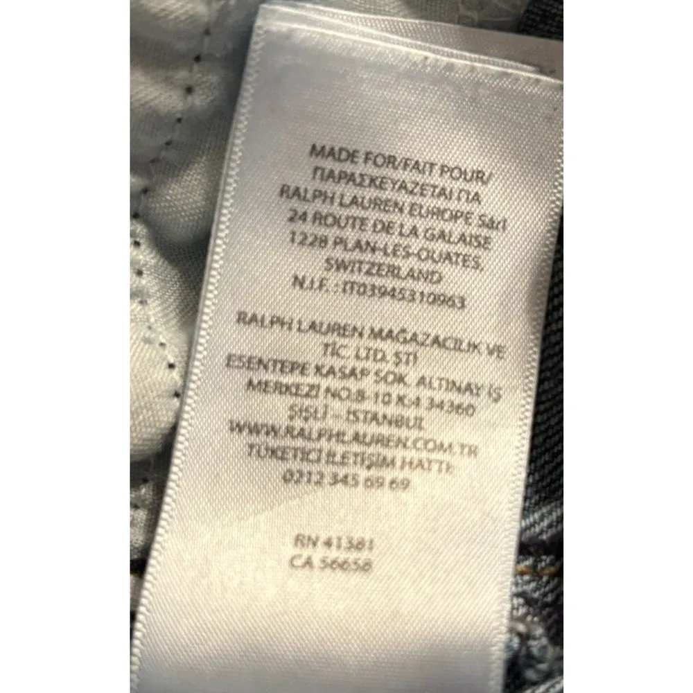 Lauren Ralph Lauren Jeans, Women's Size 2, Blue Denim, Good Condition - Image 11
