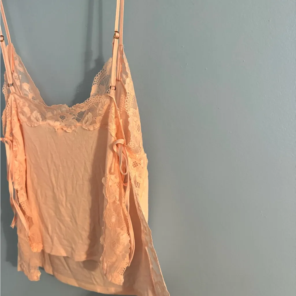 NWT victoria’s secret baby pink lacy tank blouse size M Size M - Image 5