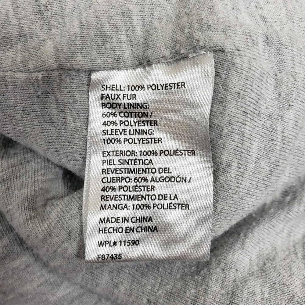 Original Weatherproof Vintage Faux Fur Sherpa Quarter Zip Pullover Size Large - Image 11