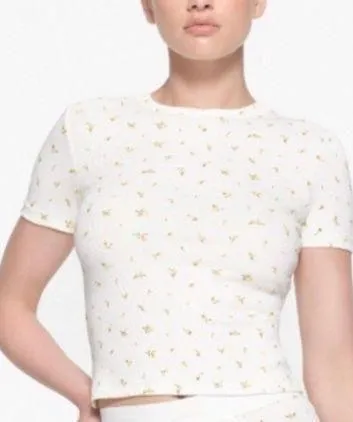 Marigold Ribbed T-Shirt S - Image 2