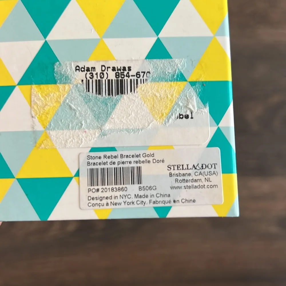 Stone Rebel Bracelet Gold - Image 2