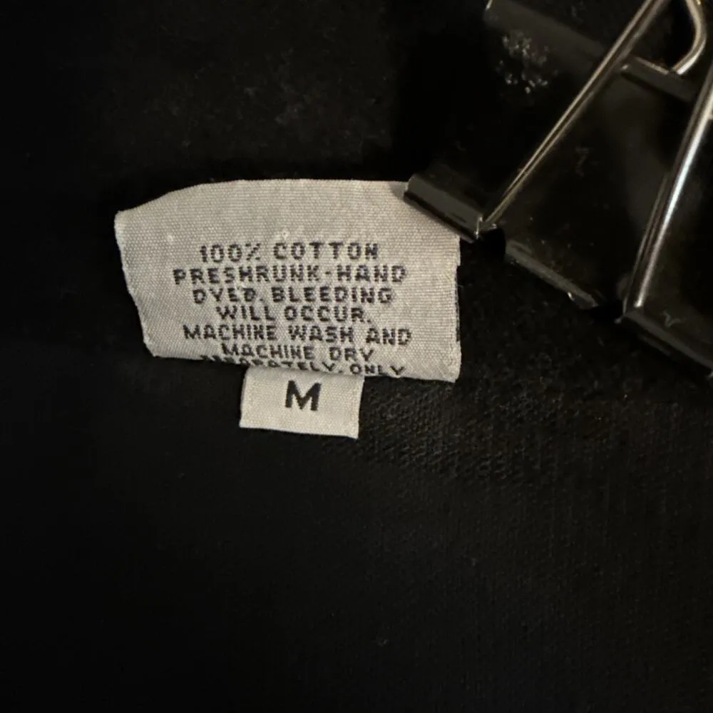 CP Shades Women Open Front Corduroy Jacket Size M Black Cotton Pockets Lagenlook - Image 9