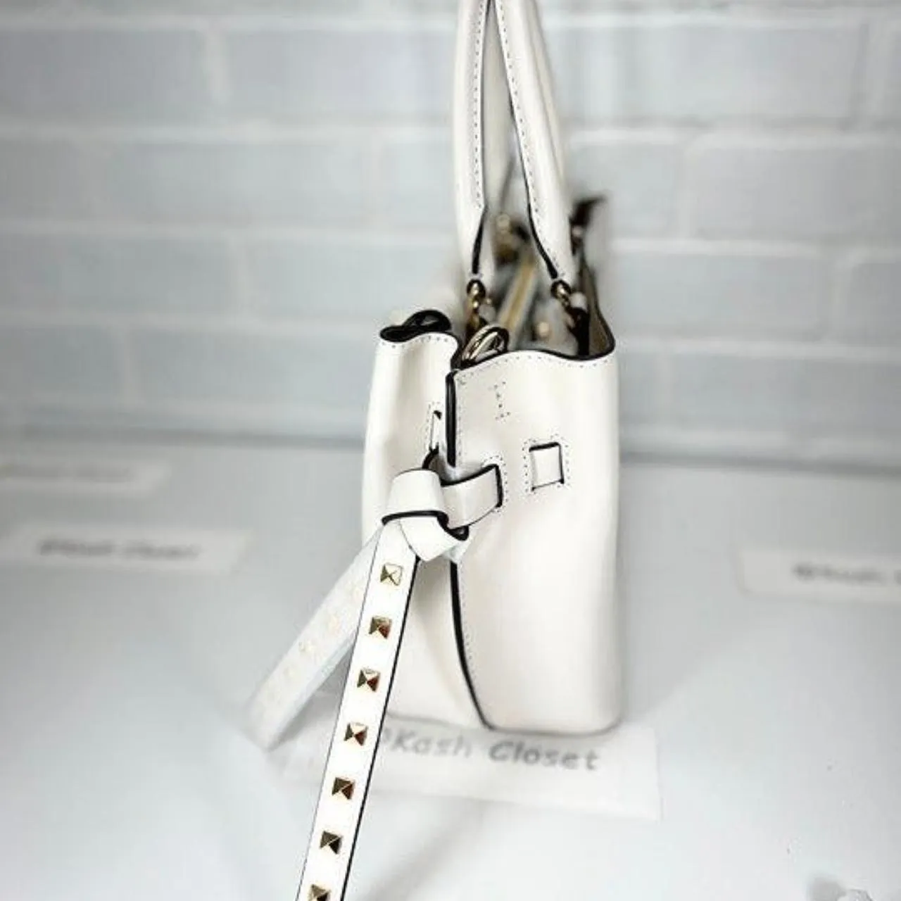 Hamilton Legacy SM Studded Leather Satchel - Image 4