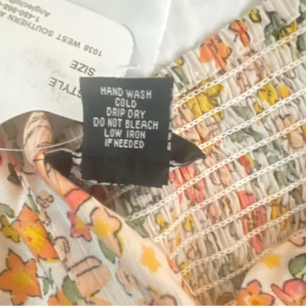 ANGIE Floral Midi Adjustable Straps Dress NWT - Image 14