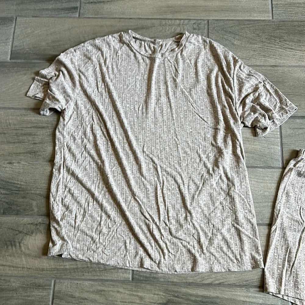 Ribbed lounge set Tan Size L - Image 2