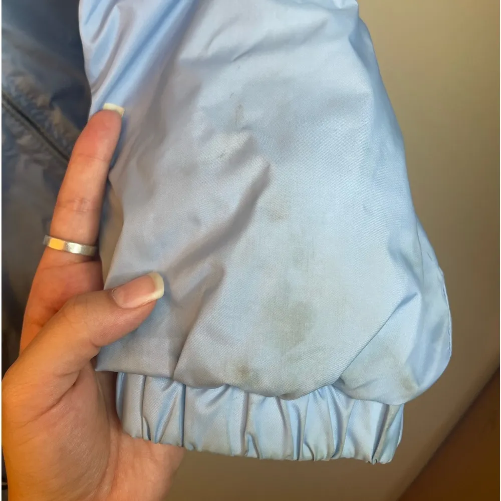 Vintage Reversible Blue and Gray Windbreaker Cotton Hoodie - Image 8