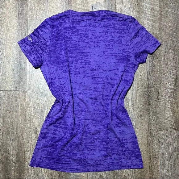 Vintage Y2k Hard Rock Cafe Couture Purple‎ Burnout Baby Tee Womens Size Large - Image 6