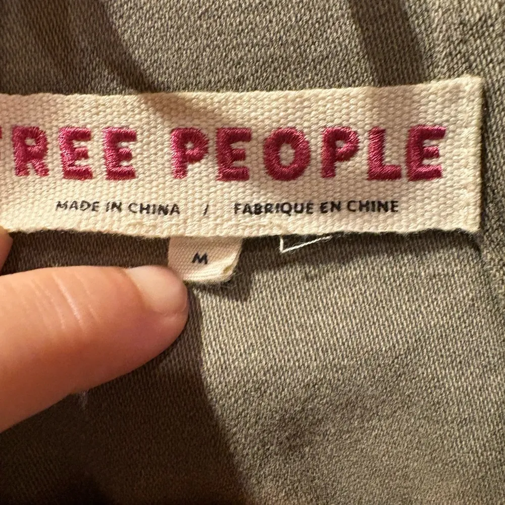 Free People Green Army Utility Jacket Women’s Medium - Image 5