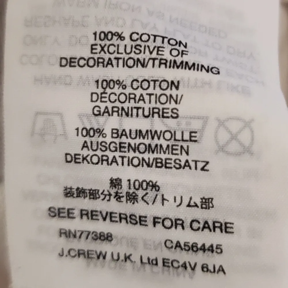 🔥SALE🔥J.Crew White Collectors Heels On Fire Graphic T Shirt XXS - Image 4