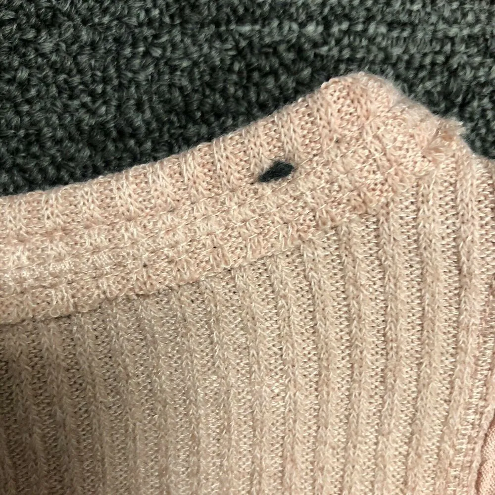 Knox Rose Pink Floral Embroidered Dolman Sleeve Boho Top Sz M - Image 3