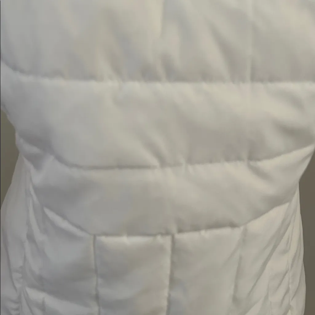 Kenneth Cole Reaction White Down Puffer Jacket sz S - Image 6