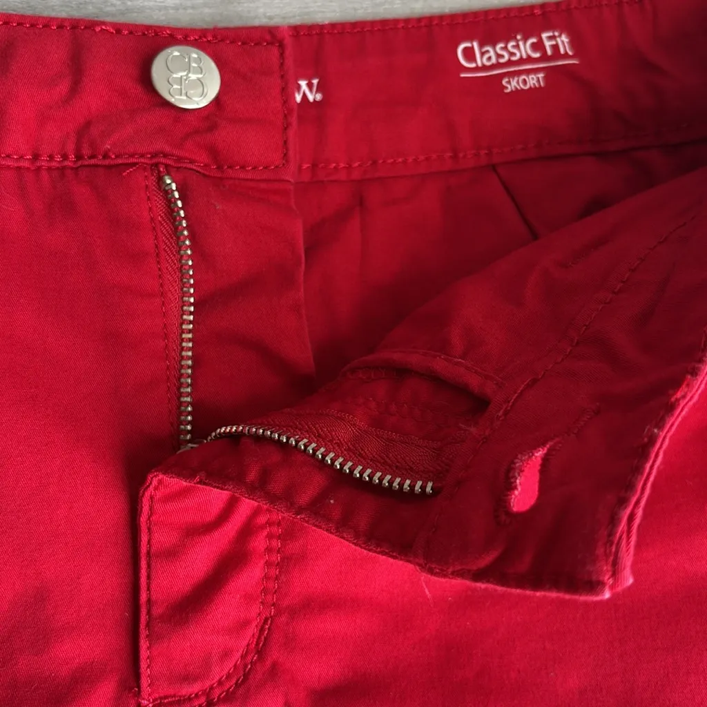 Croft & Barrow Red Mini Skirt short for Casual Wear - Image 5