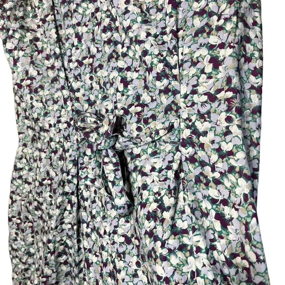 ‎Vintage Sostanza Sleeveless flower print dress Green Size L - Image 10