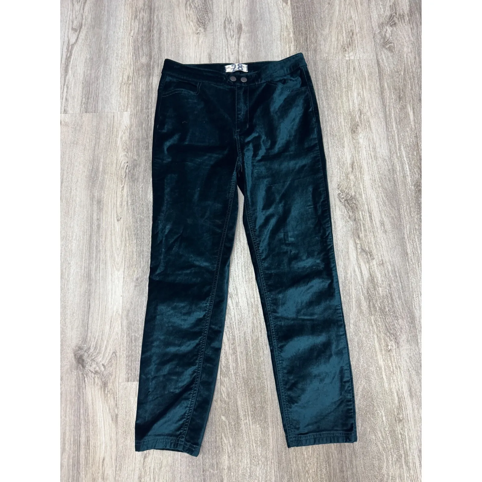 Free People We The Free Neptune Green Sweet Jane Skinny Jean Size‎ 28 - Image 2