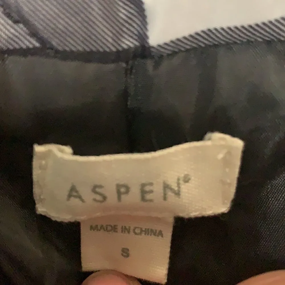 Aspen Black White Check Puffer Vest - Image 7