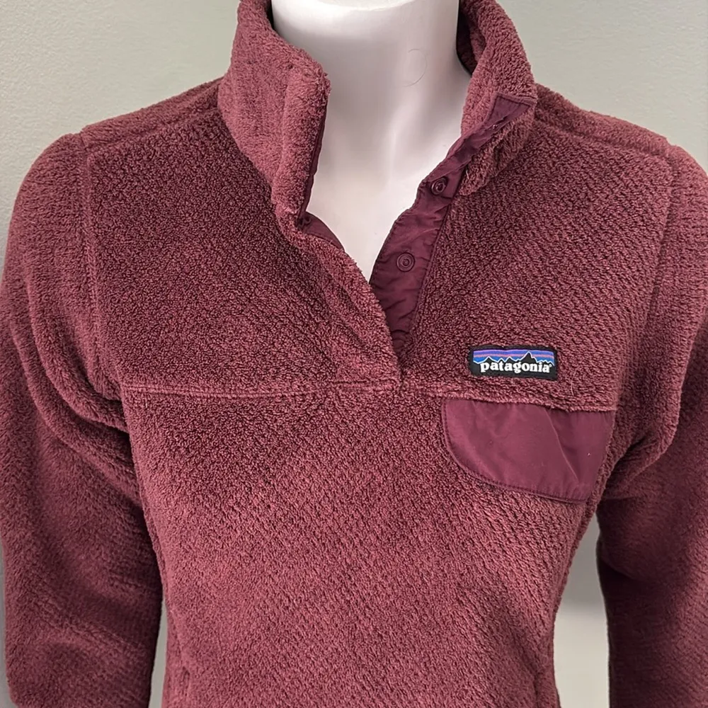 Patagonia  Retool Snap T Pullover Deep Plum Light Balsamic Small - Image 7