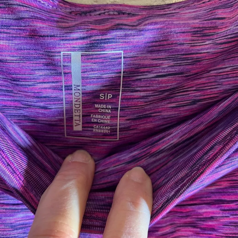 Atlhetic skirt by Mondetta Pink and Purple Skirt Knee-Length Casual Night Out - Image 2