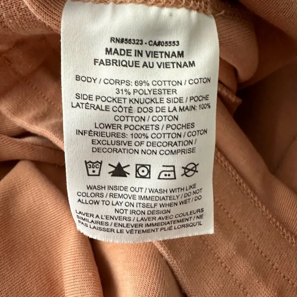 Women's Nike Sportswear Tech Fleece Trousers Peachy Orange Size Small - Image 4