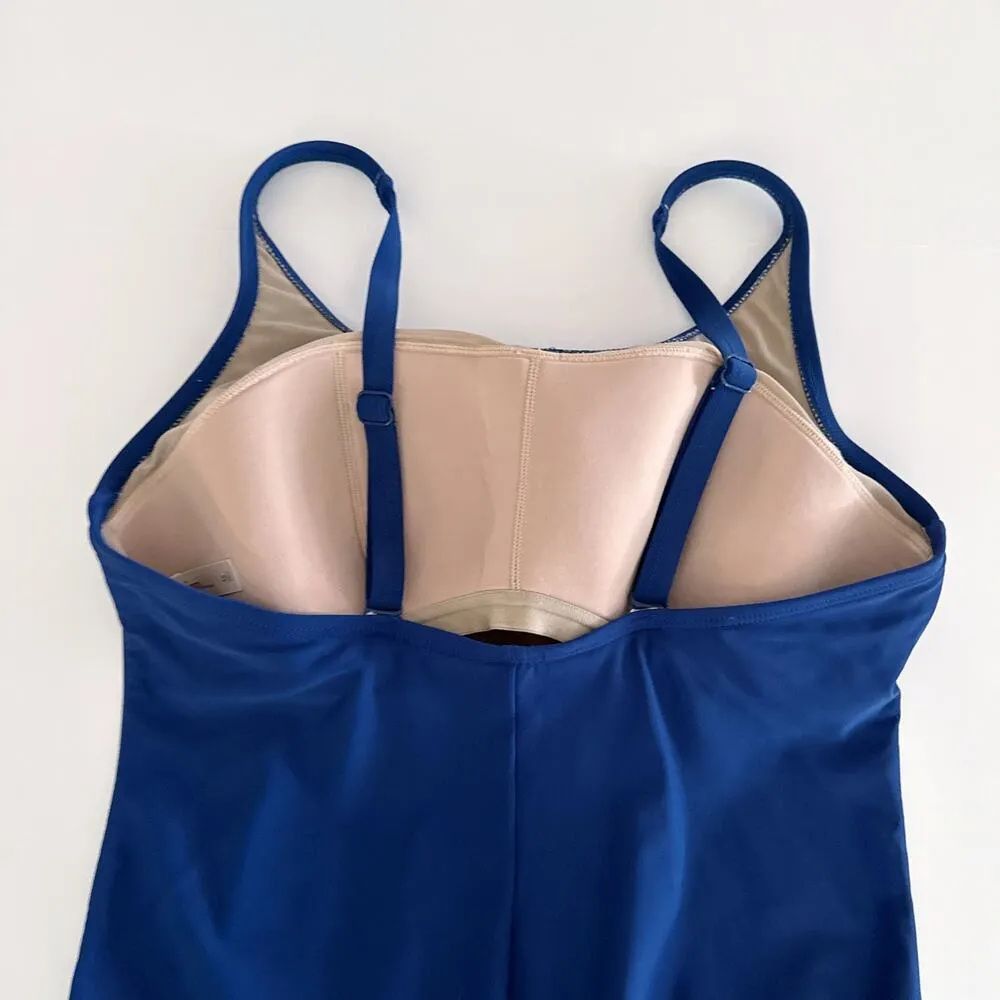 [Lane Bryant] Swim by Cacique Blue Sea You Later One Piece Tank Swimsuit Size 16 - Image 5