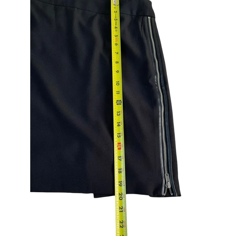 Banana Republic Black Side Full Zip Pencil Skirt Women Size 4 | 45-23 - Image 5