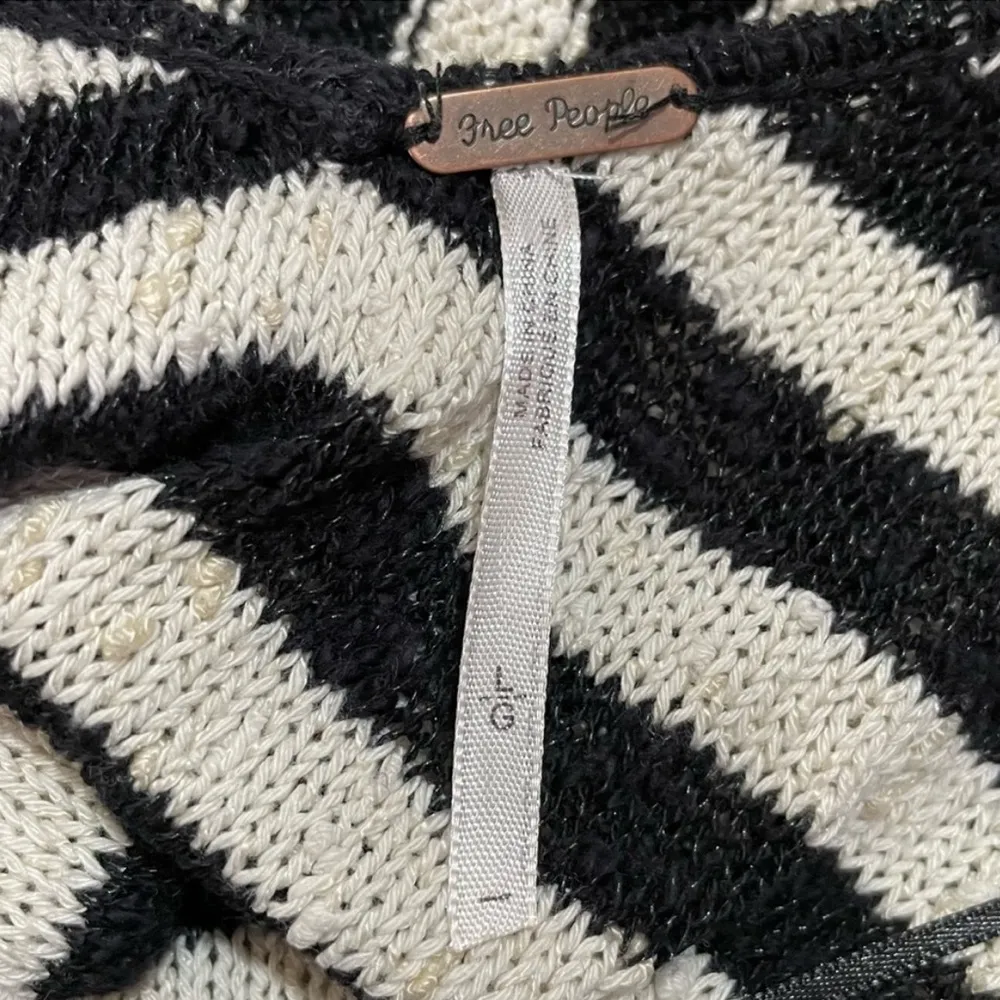 Free People Striped Nubby Knit Dress - Image 6