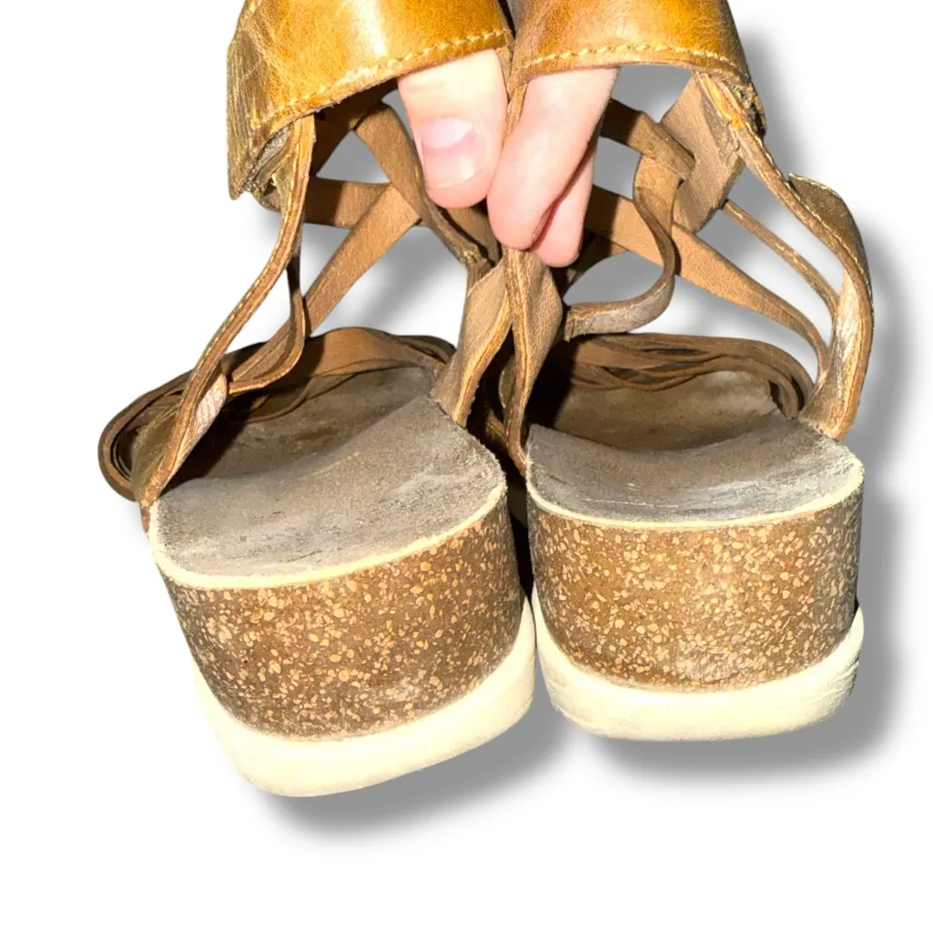 Dansko Mirabella Strappy Brown Leather Sandals Sz 40‎ EU / 9.5-10 US - Image 6