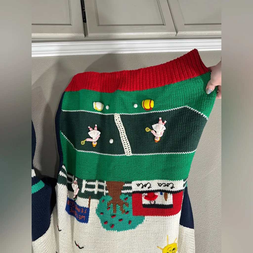 Cotton Salsa Tennis Cococola Stand Sweater Size undefined - Image 3