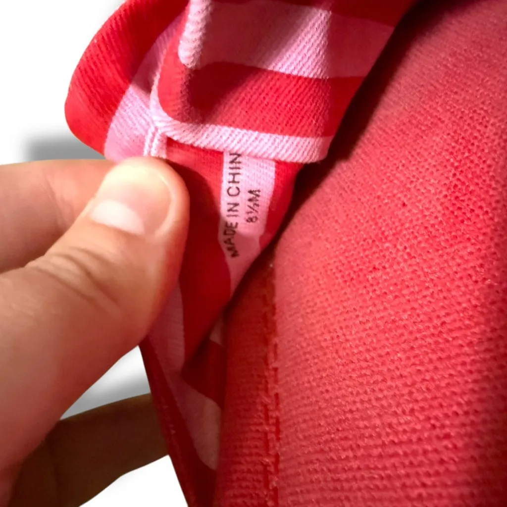 Kate Spade Caliana Slide Sandals Women’s Size 8.5 Pink Striped Espadrille‎ Twist - Image 10