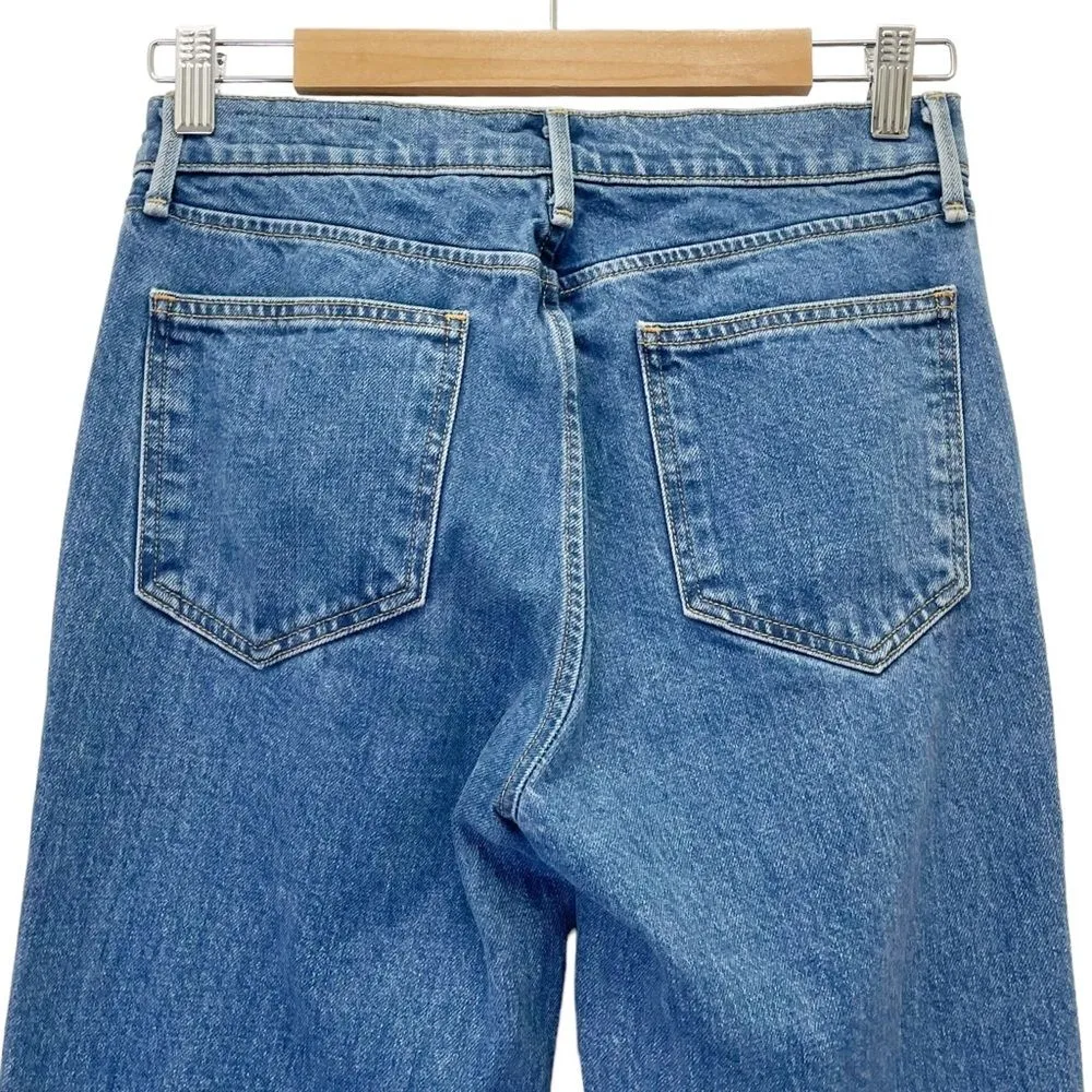 Rag & Bone Dylan Snap Retro Cropped Kick Flare Jeans in Vintage Bloo Size 27 | 4 - Image 8