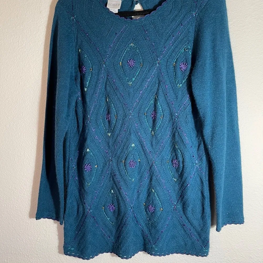 Vintage‎ Koret Embroidered Sweater - Image 7