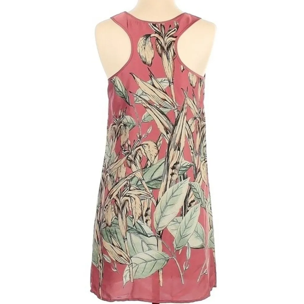 New York & Company Dusty Rose Floral Shift Dress Size Small - Image 2
