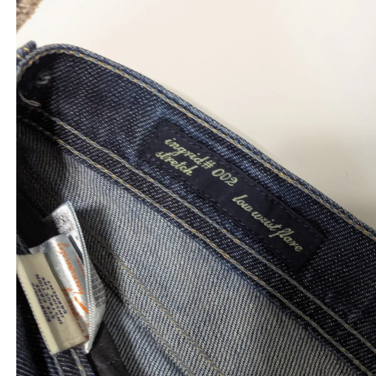 Citizens of Humanity Ingrid Low Waist Flare Jeans Dark Wash Blue Womens 28 Denim - Image 4