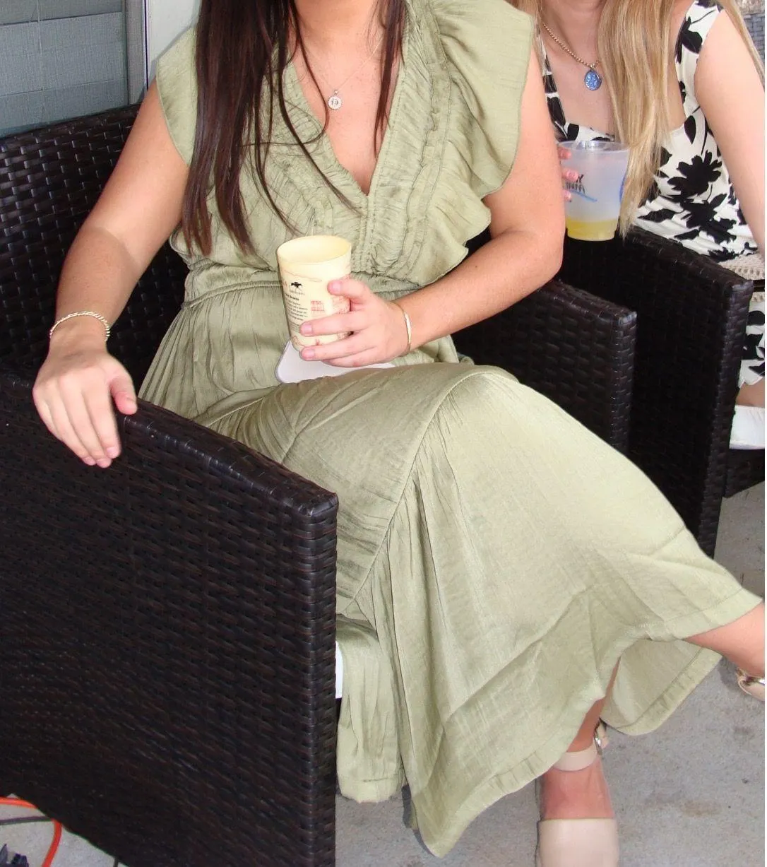 Green Maxi Dress - Image 3