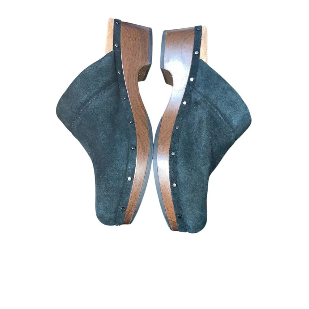 Kacie Clog in Black Suede - Image 5