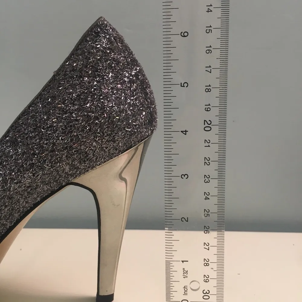 Nine West Sparkly Open Toed Heels - Image 3