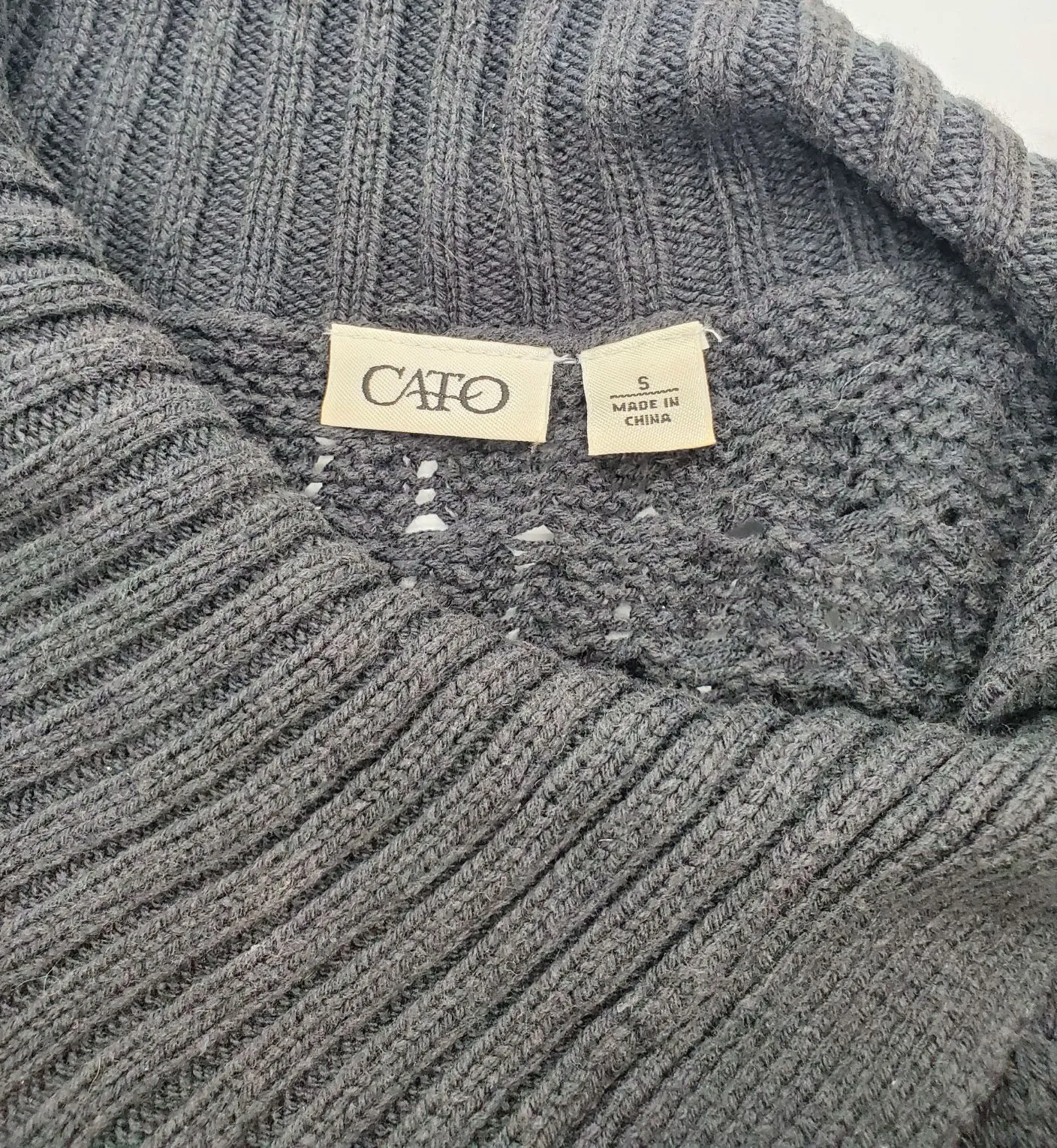 Cato Grey Sweater Tunic - Image 5