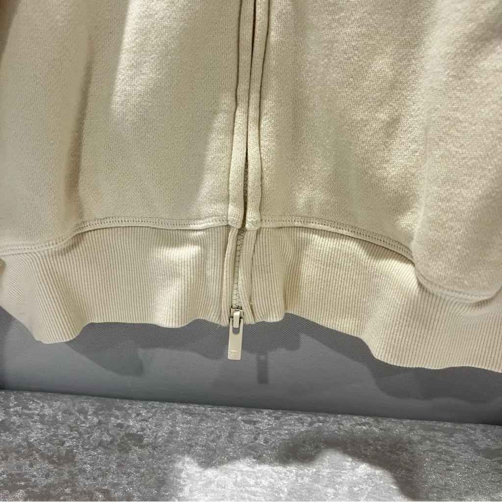 Pink Victoria Secret Ivy Full Zip Fleece Mock Neck Sweatshirt Size Medium Jacket - Image 8