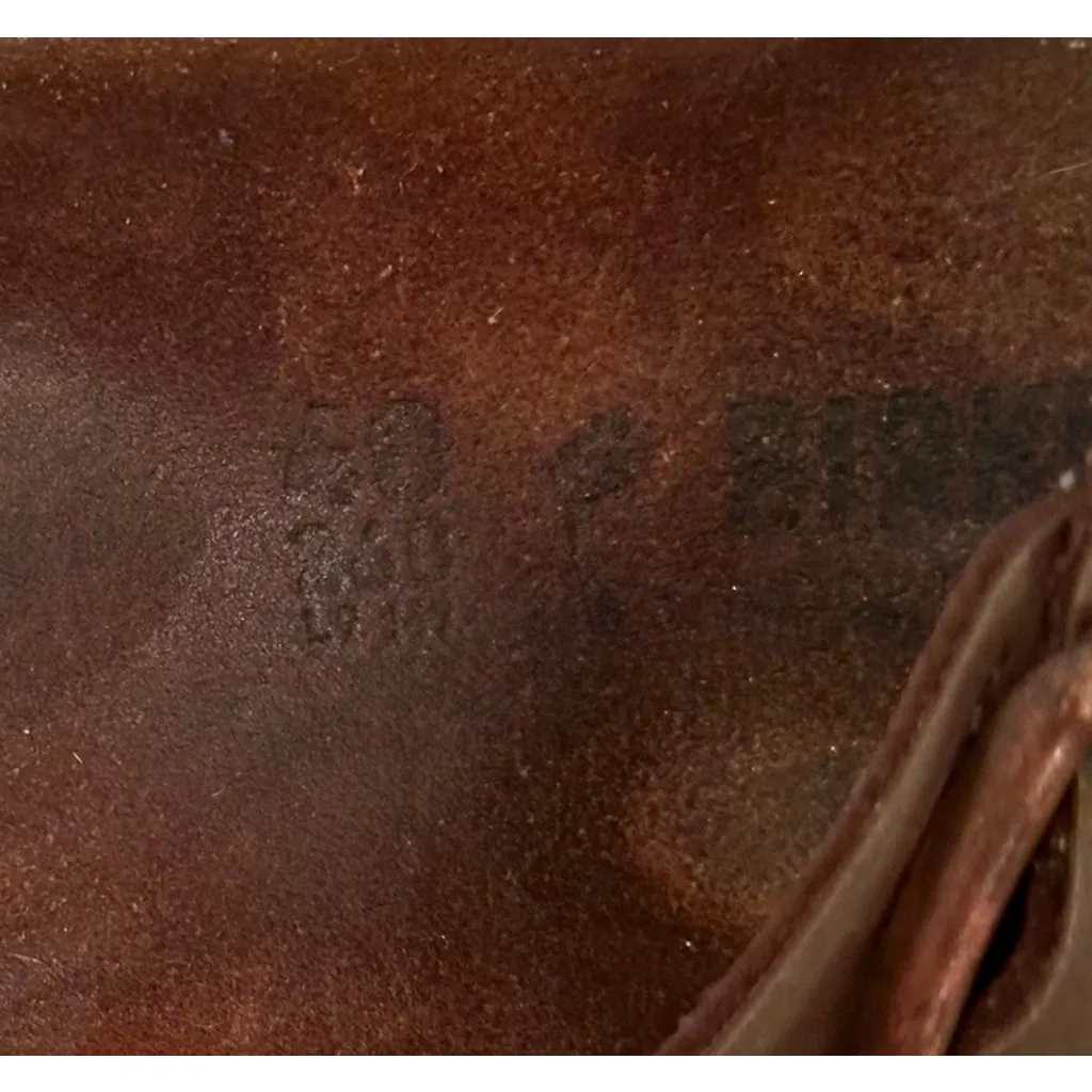 Birkenstock Arizona Sandal in Dark Brown Oiled Leather EU 40 US Women 9 Men 7 - Image 16