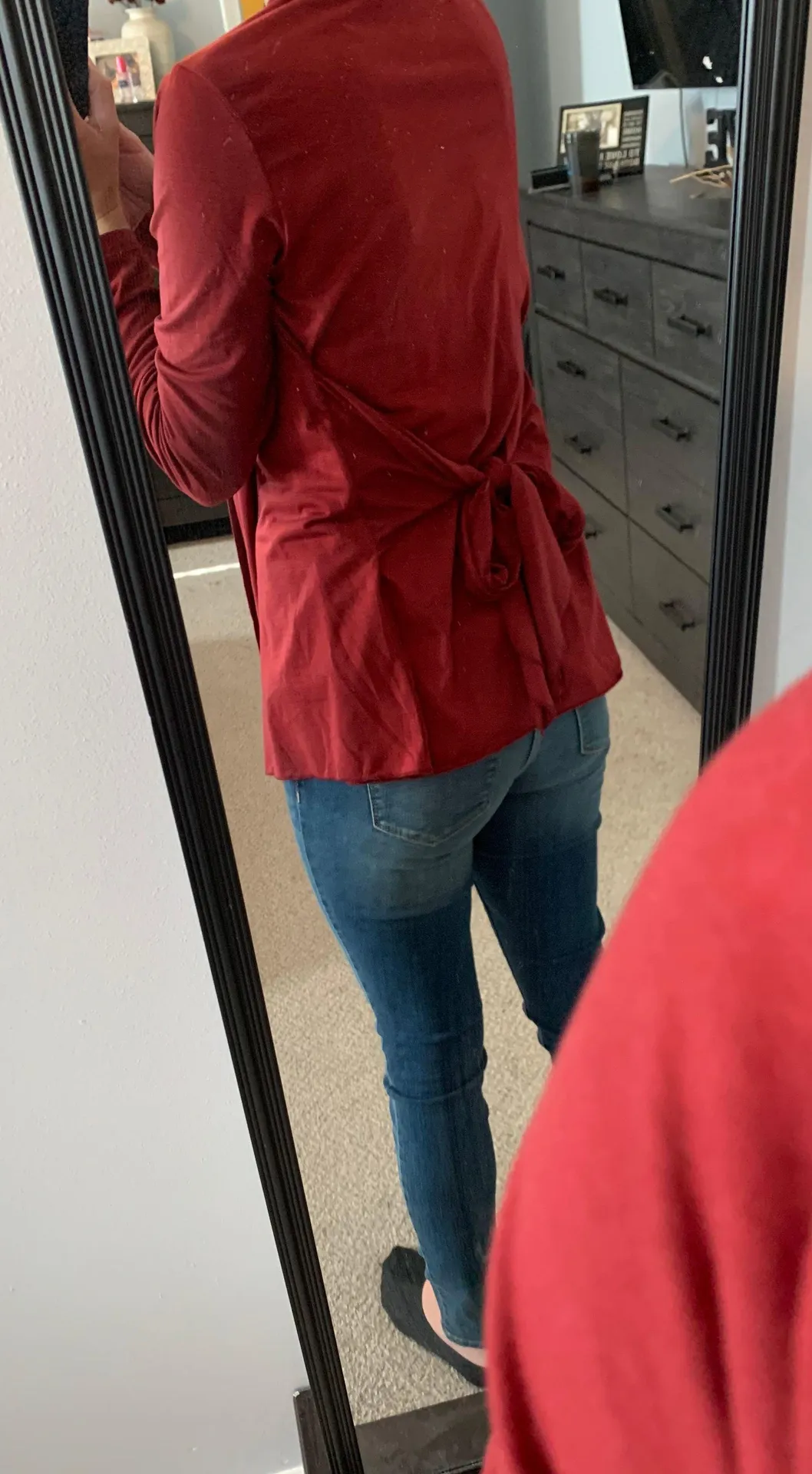 Multi Wear Cardigan Red Size M - Image 3