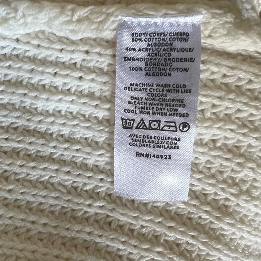 Lift Women’s Cream Color V Neck Sweater 15 - Image 4