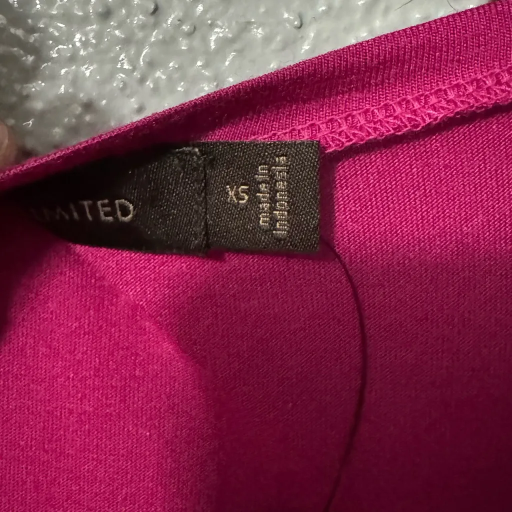 ⚡️NWT The Limited Fuchsia Striped Blouse - Image 4