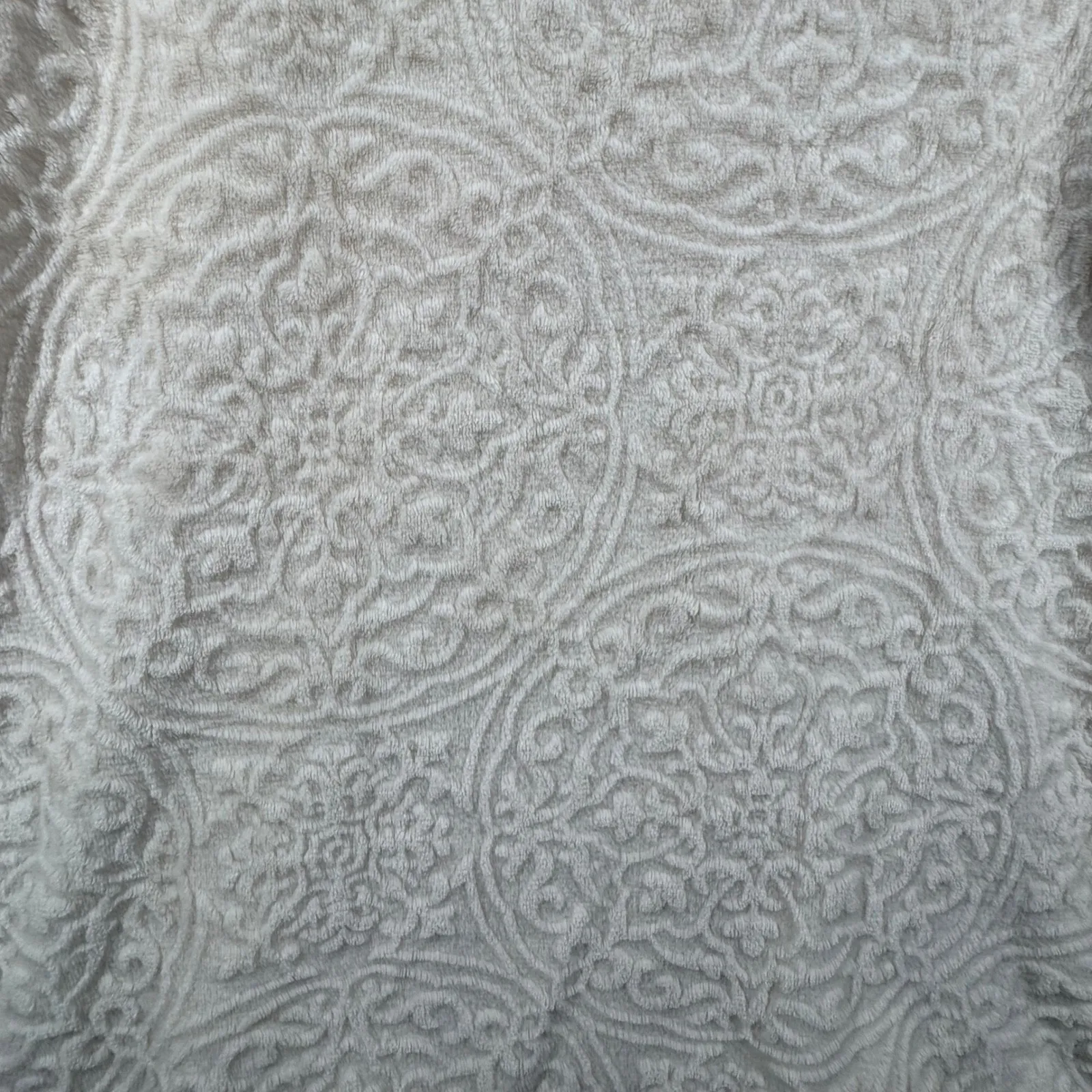 Soft Surroundings Interlude M Pullover Carved Damask Sherpa Luxe Cabin Cozy‎ - Image 6