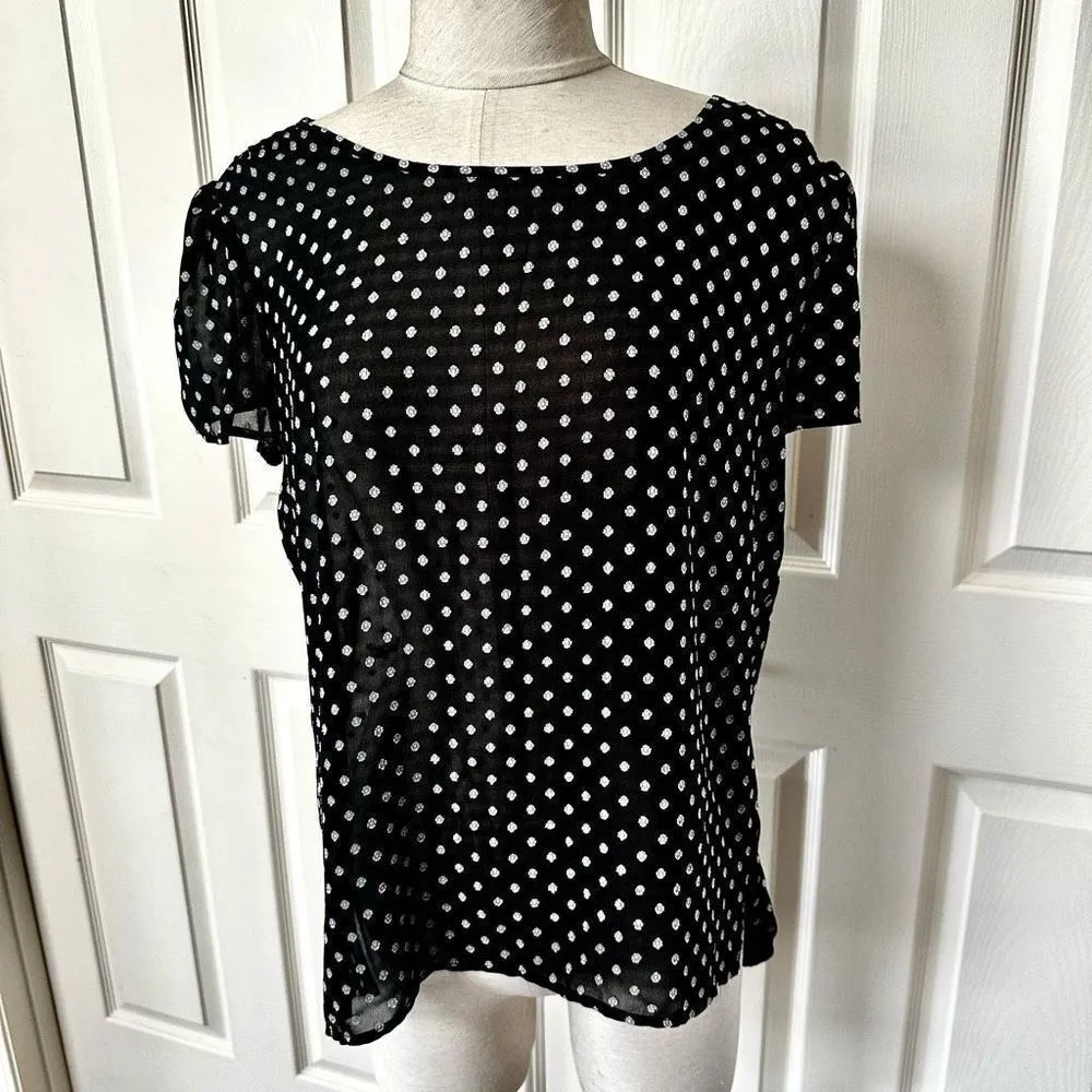 Pleione black short sleeved top - Image 9