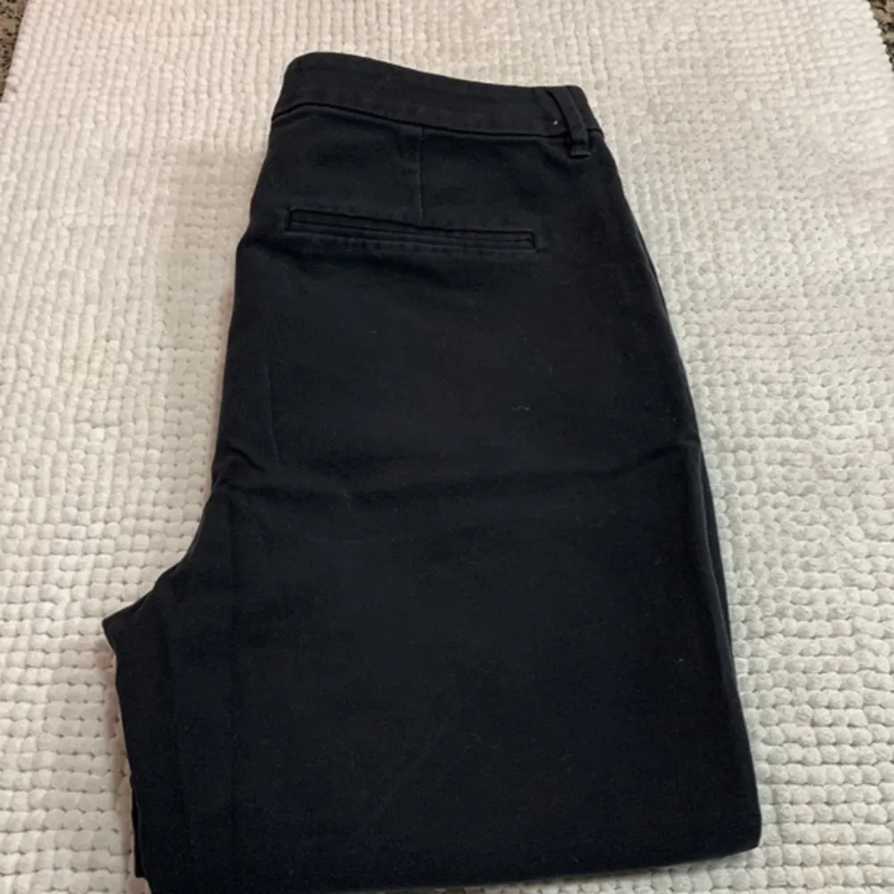 Women's Old Navy Harper Black Twill Ankle Cropped Pants Size 12 GUC #7958 - Image 7